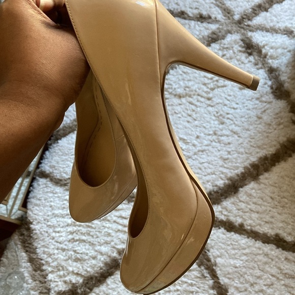 Beige Enzo Angiolini Platform 4’’ High Heels - Picture 7 of 8